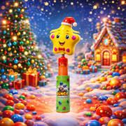 Cute Smiley Star Shake Toy Gift for Kids with Choco Beans Tube By Bingo Super Series